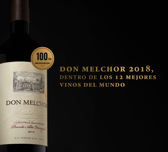 Don Melchor 2018:  Dentro los 12 mejores vinos del mundo