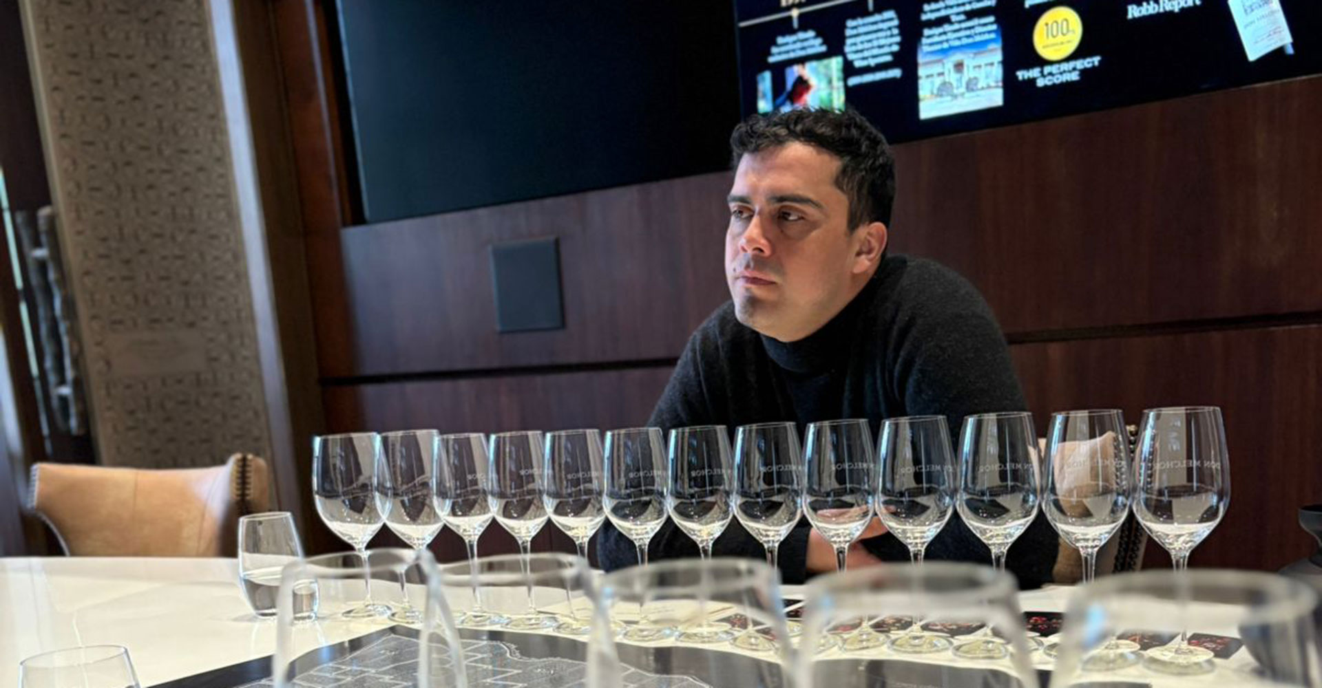 Singapore’s best Sommelier Visits Viña Don Melchor