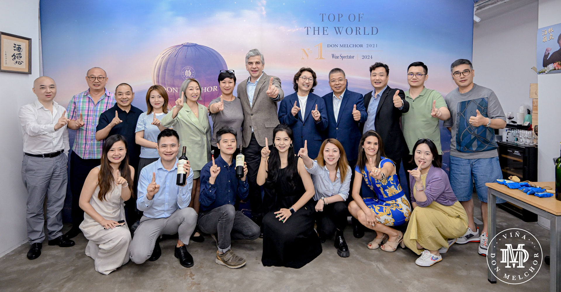 Don Melchor celebra Roadshow “Top of the World” en Asia